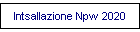 Intsallazione Npw 2020